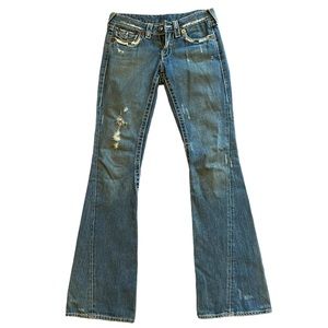 True Religion Women’s Low Rise Jeans Medium Wash
